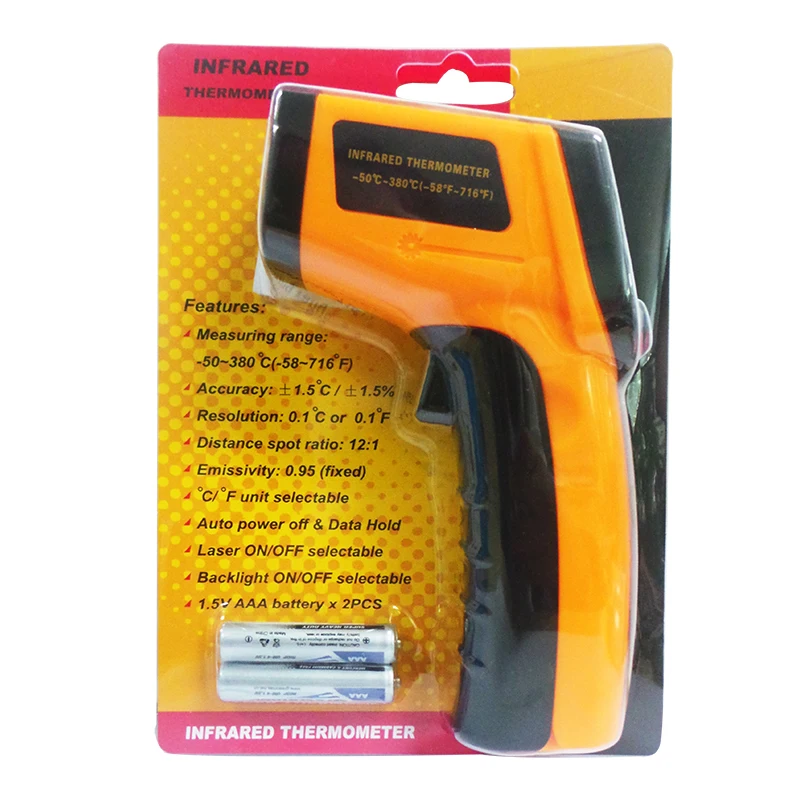 380C Kitchen Laser Infrared Thermometer Temperature Gun