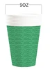 vaso de papel de 9 oz