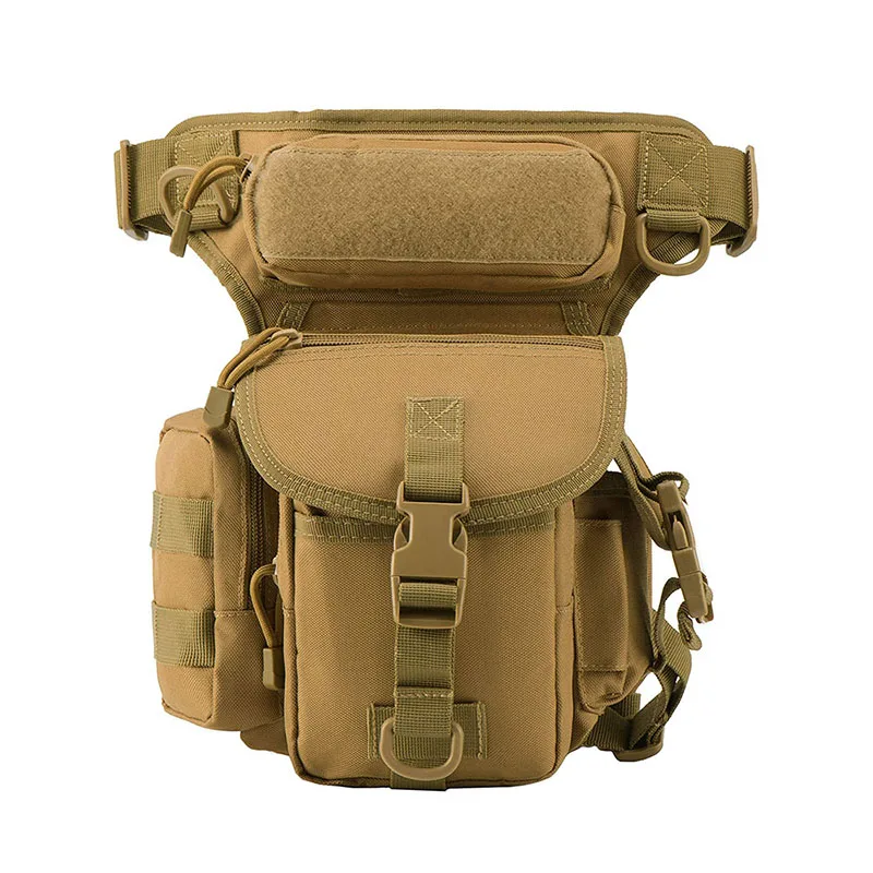 China Factory Customized Field Tactical Bag Waterproof Utility Camping Hunting Thigh Bag Training Thigh Waist Bag