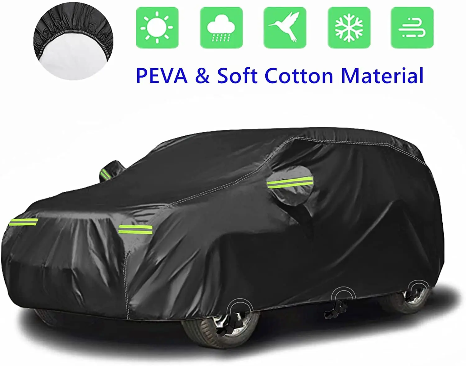 Waterproof Heavy Weight Suv Car Cover All Weather For Automobiles