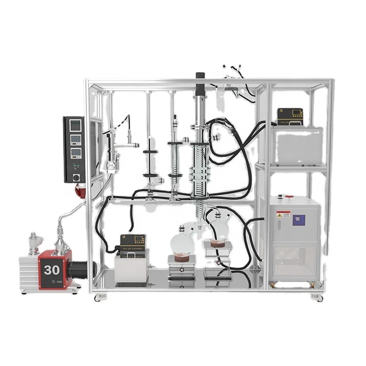 ASK SPD2 5 10 20 Electric Short Path Fractional Column Distillation Kit Organic Essential Oil Distiller Motor Engine Core