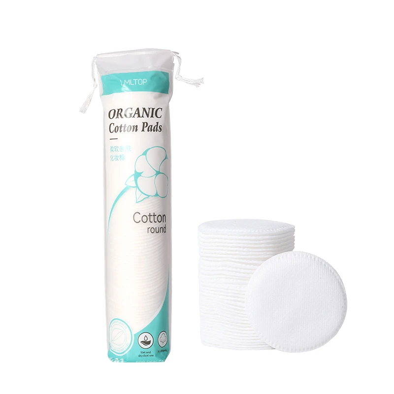 100pcs Premium Round Cotton Pads For Face Care Makeup Remover Sy430 