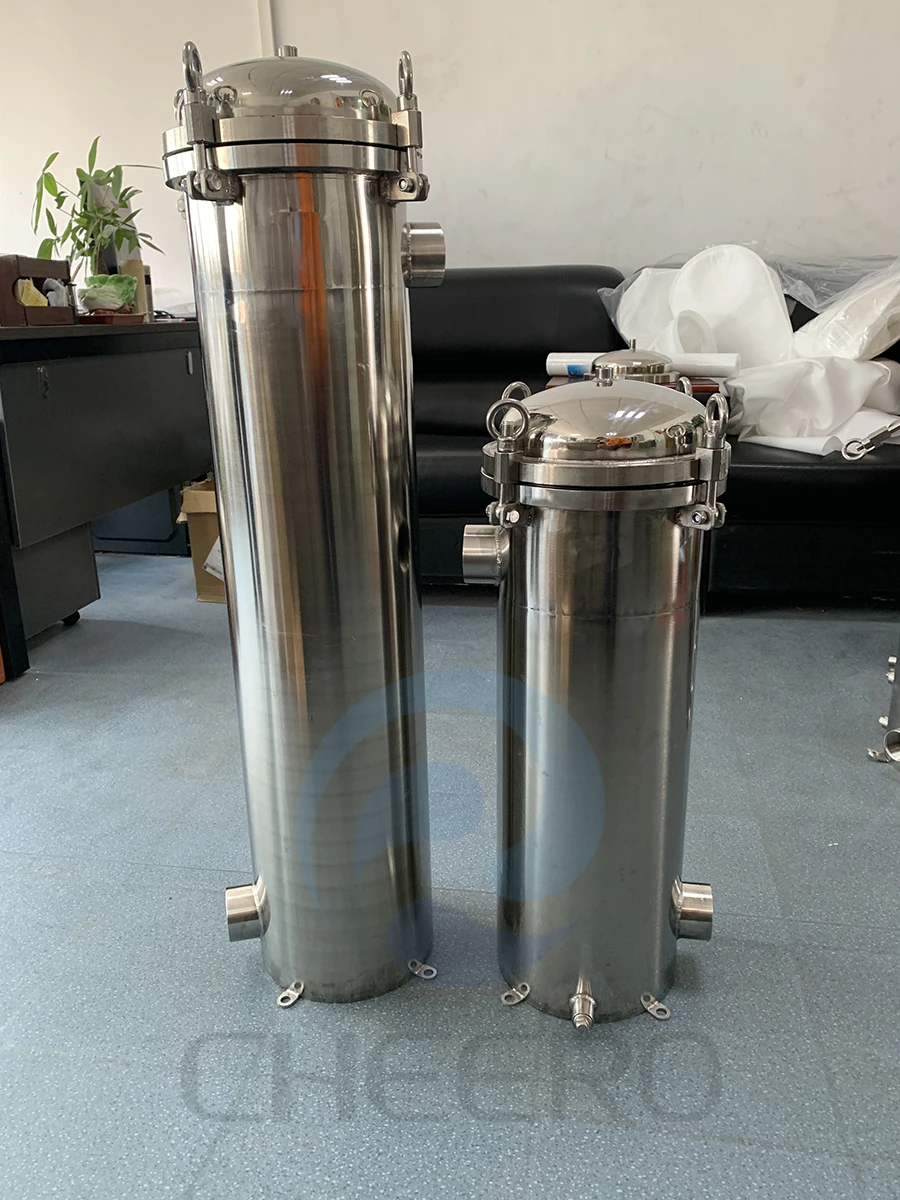 Customized Industrial Liquid Filtration System Stainless Steel Housing ...