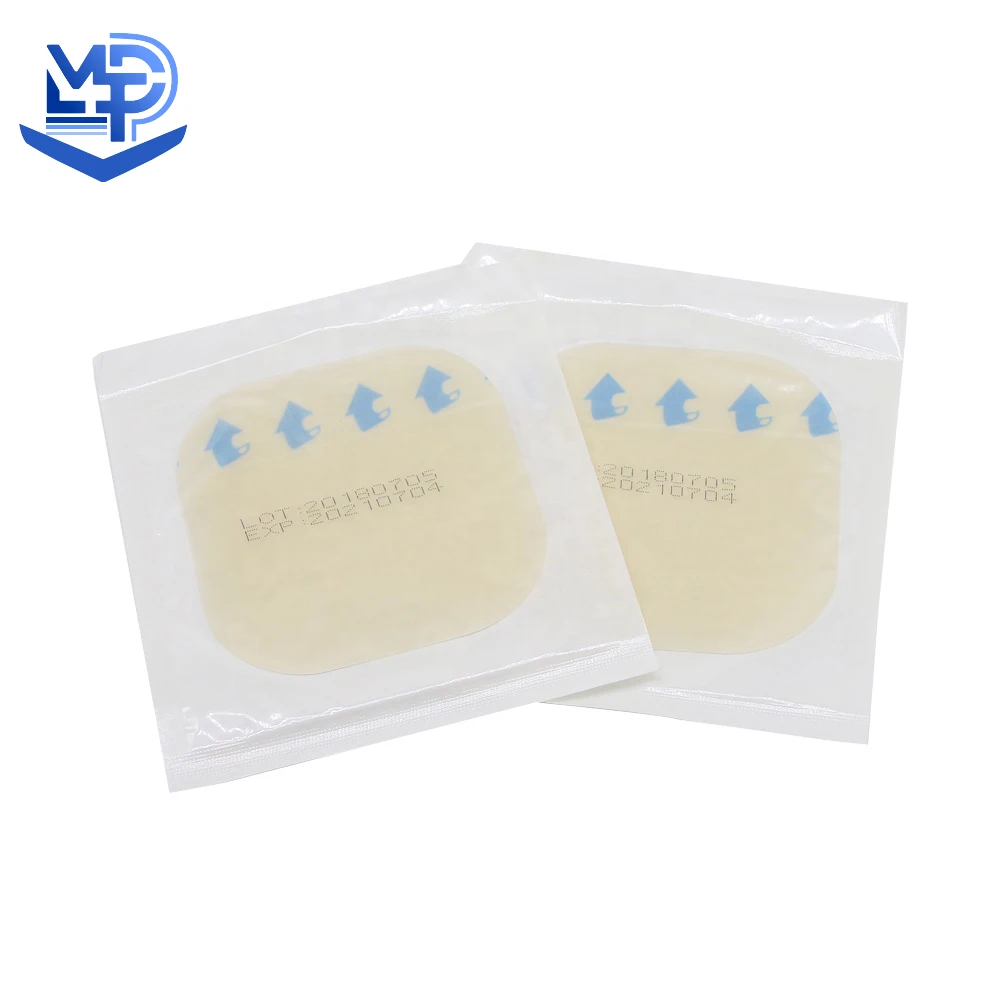 Medical Sterile Hydrocolloid Adhesive Wound Dressing With Border 4inch x 4inch For Scar Care