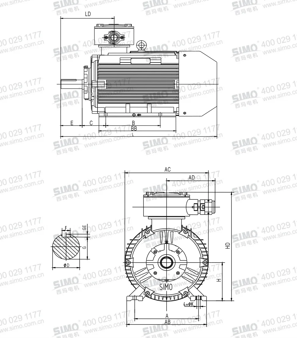 customized AC motor customized AC motor
