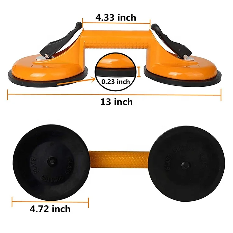 Suction Plate Heavy Duty Glass Suction Cup Lifter - 50kg Capacity ...