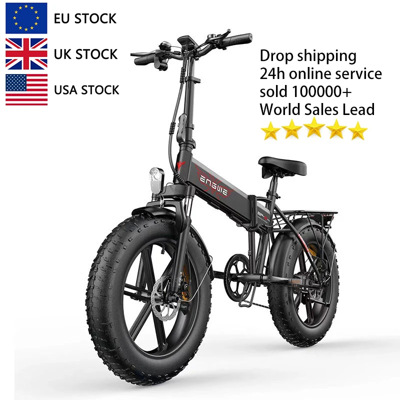 Dropshipping EU/US Warehouse ENGWE EP-2 PRO 48V13Ah 25km/h Electric Bicycle 250W Fat Tire Mountain Electric Bike