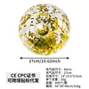 Golden sequin ball (40cm before inflation, 27cm after inflation)