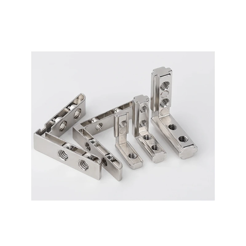 Прямая поставка с фабрики Китай высокоточные встроенные Угловые канавки для мебели T-образные разъемы L-образной формы