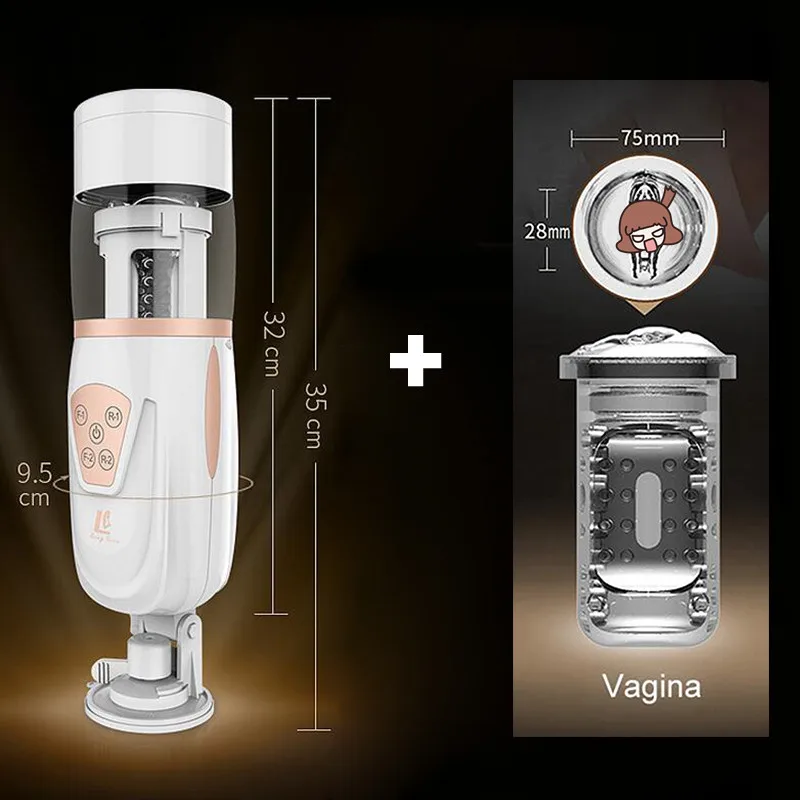 Easy Love Automatic Retractable Silicone Male Masturbator 360 Degree Soft  Air Bag Clip Penis Massage Tool