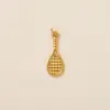 Ciondolo pallina da tennis in oro