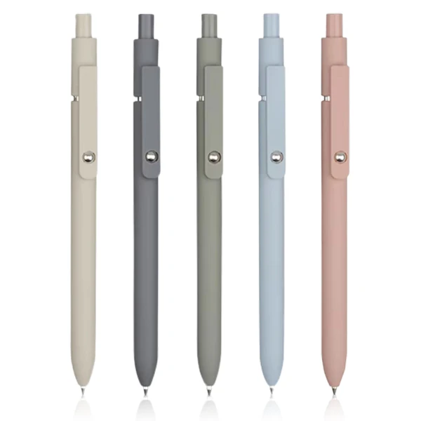 Индивидуальные гелевые шариковые ручки, раздвижная ручка с красочным дизайном 0,5 мм, черные ручки с быстрой сушкой и черными чернилами, удобные гладкие Письменные ручки