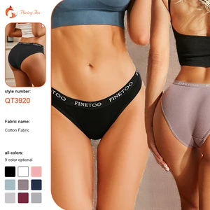 Wholesale Ladies Mid-Rise Solid Hipster Underwear Comfortable Breathable Soft Cotton Panties Everyday Style Knitted Big Size