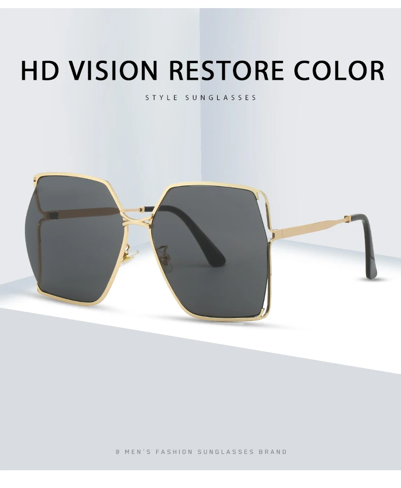 Luxury Trend Designer Retro Oversized Square Sunglasses 2024 New Men   H8d8880ab05cb4295b913cdc8f5b21015c 