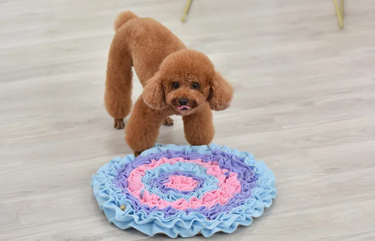 Non Slip Dog Snuffle Mat Slow Feeder Food Mat Puppy Treat Feeding Mat Dog factory