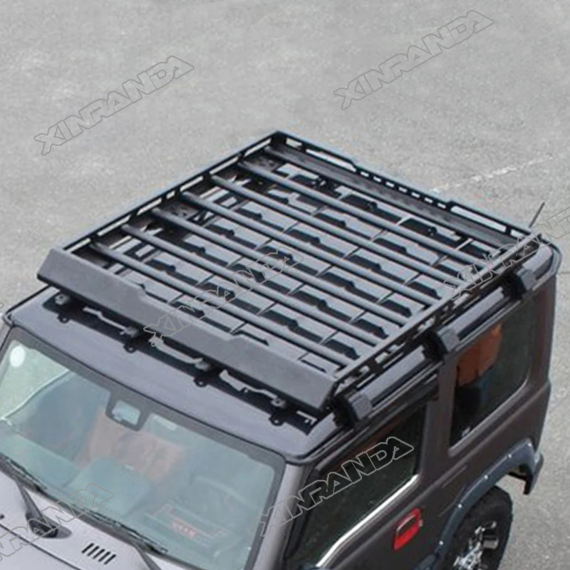 Galerie De Toit Réglable Pour Suzuki Jimny JB64/JB74 (2019-2024) - Barres Transversales En Alliage, Capacité 68 Kg