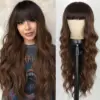 Gradient dark brown