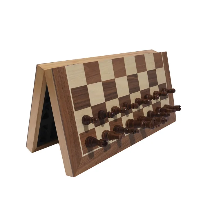Handmade Standard Wooden Chess Set with Board Classic Game for All Genders for Children and Adults