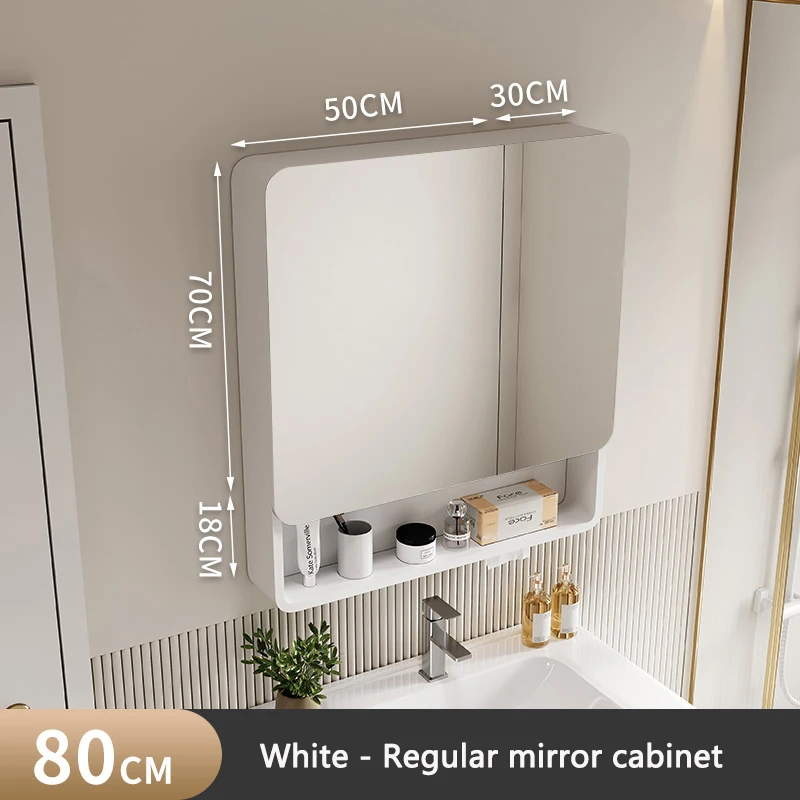 Modern bathroom smart mirror touch screen wall cabinet mirror Bathroom cabinet with led mirror manufacture