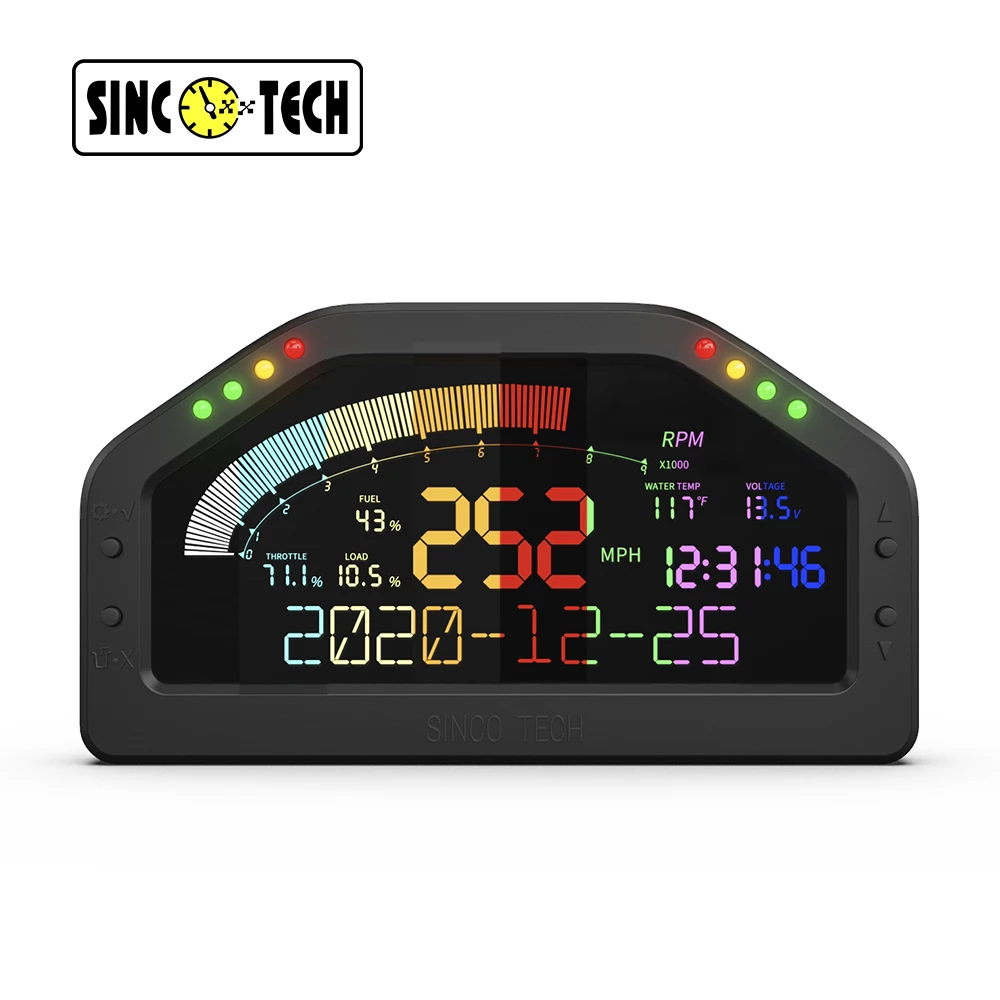6.5インチ ユニバーサル デジタル OBD2 ゲージ ダッシュボード LCD 