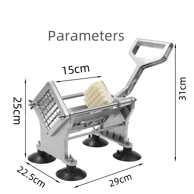 New Manual Potato Chipper Machine for Fruits and Food Vegetable Cutter With Core Knife Ginger Garlic Slicer Tools for Sale