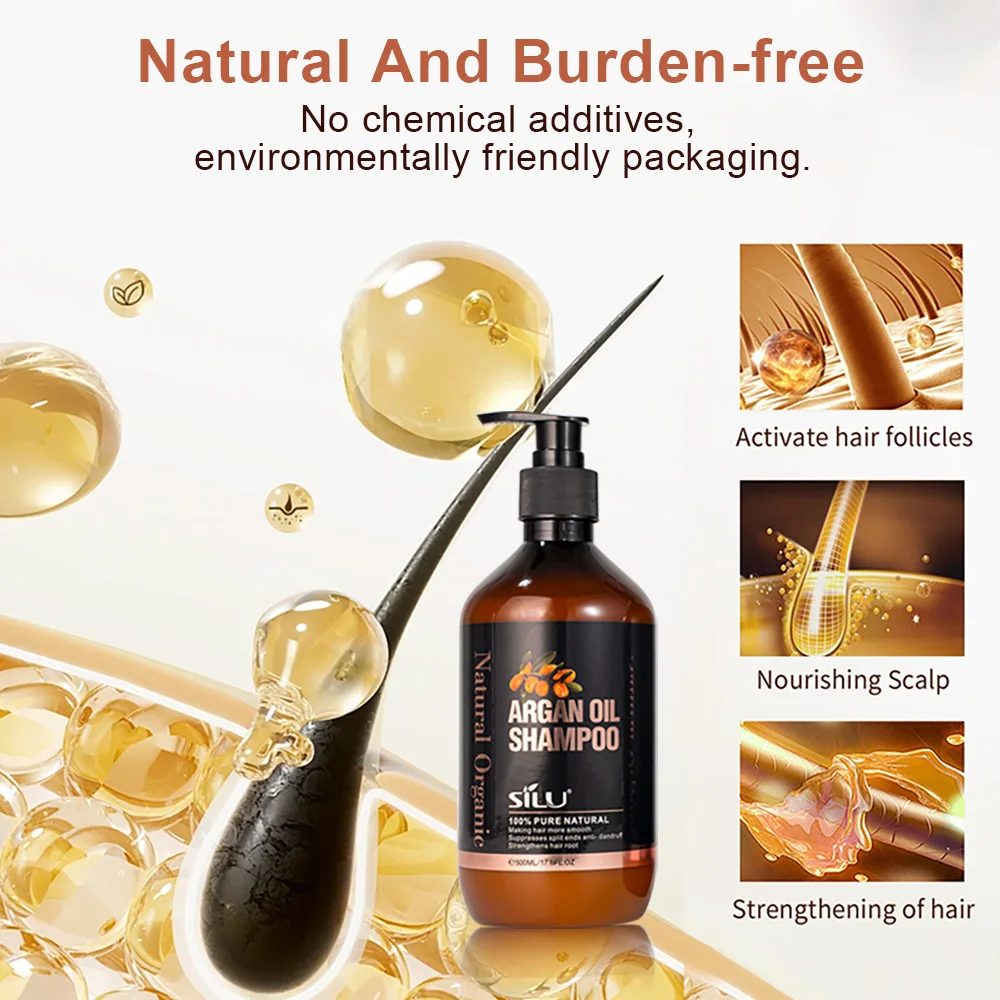 Multi Effect Hair Care Moisture Deep Protein Treatment Dandruff Shampoo and  Conditioner for Straight Hair Damge