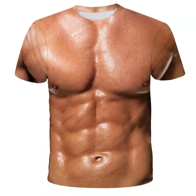 JL-0112C Cheap Price All Over Sublimation Printing T-Shirt Men 3D Printed Muscle T Shirt for Men