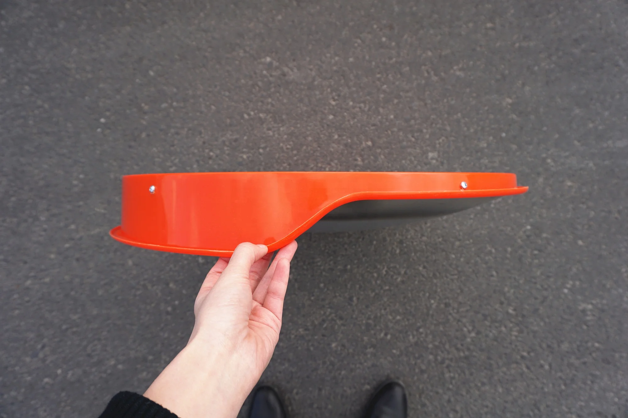 Высокое качество 60 см наружное 24-дюймовое отражающее выпуклое зеркало безопасности дорожного движения