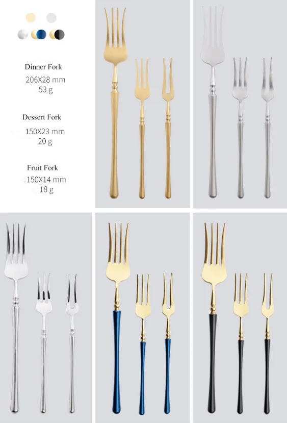 Portuguese style 304 stainless steel steak knife and fork