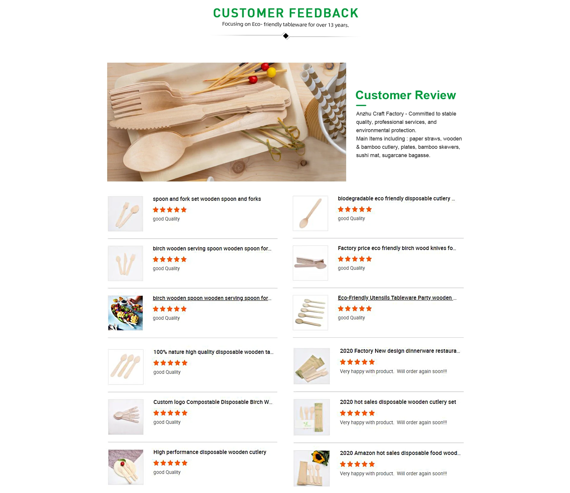 Hefei Green Way Tableware Co., Ltd. Paper Straws, Bamboo Skewers