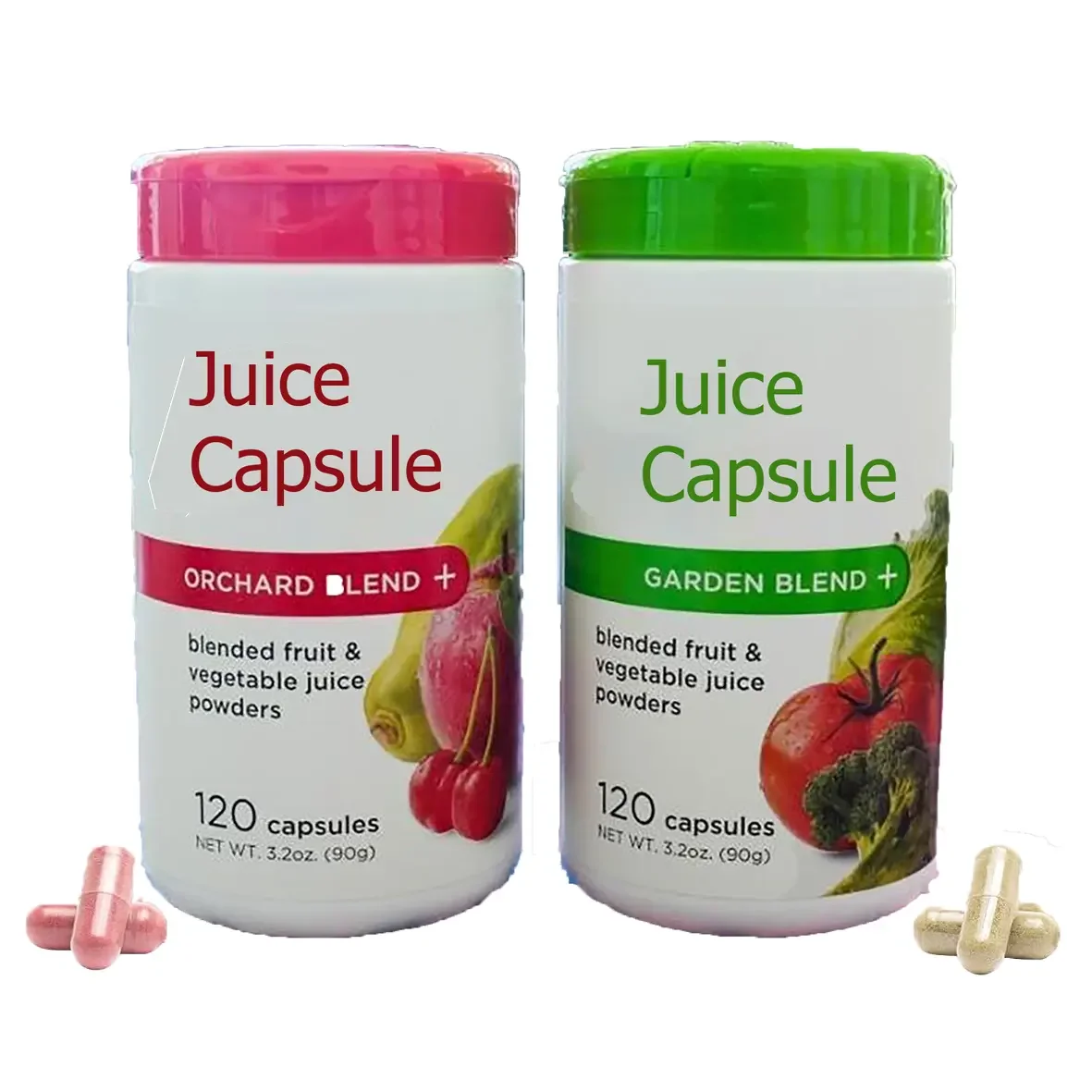 Juice Plus Capsule Blended Fruit & Vegetable Juice Powders Orchard Blend and Garden Blend Juice Detox Capsule Weight Loss manufacture