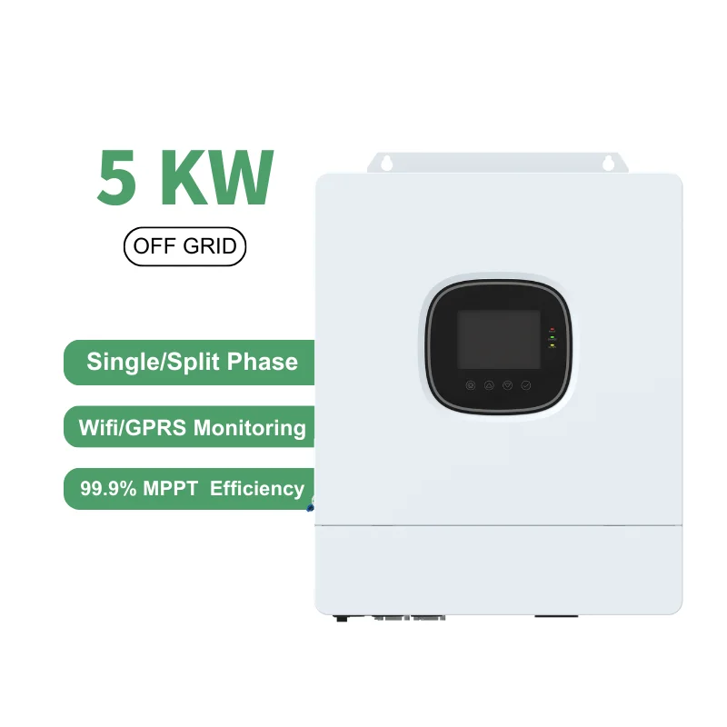 5 kW Domowy System Fotowoltaiczny Off-Grid z Panelem Słonecznym, Inwerterem Split Phase 120 V/240 V z Kontrolerem MPPT