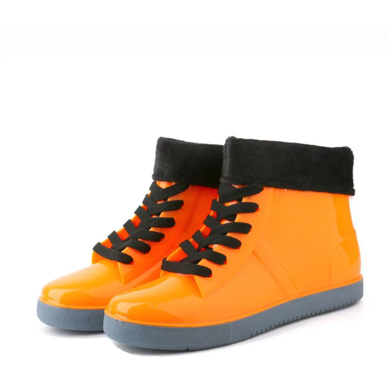 6 Color. Women Martin Botas de Lluvia Transparente. Señora Transparente A  Prueba de agua de Lluvia de la Jalea Zapatos. Zapatos de Agua de Tobillo.  Rainboot. Botas de Lluvia Mujer|botas lluvia mujer|botas