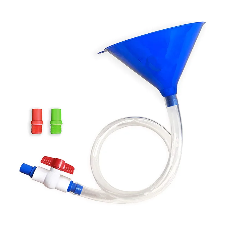 Customized Color Single Or Double Header Beer Funnel Bong Drinking Tubes Funnel For Adult Beer 2238