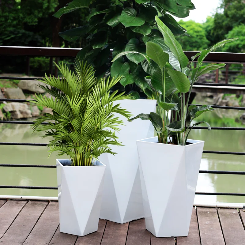 Grande Vasca Per Fioriere Barili 34 Cm Plastica Giardino - Foto 7