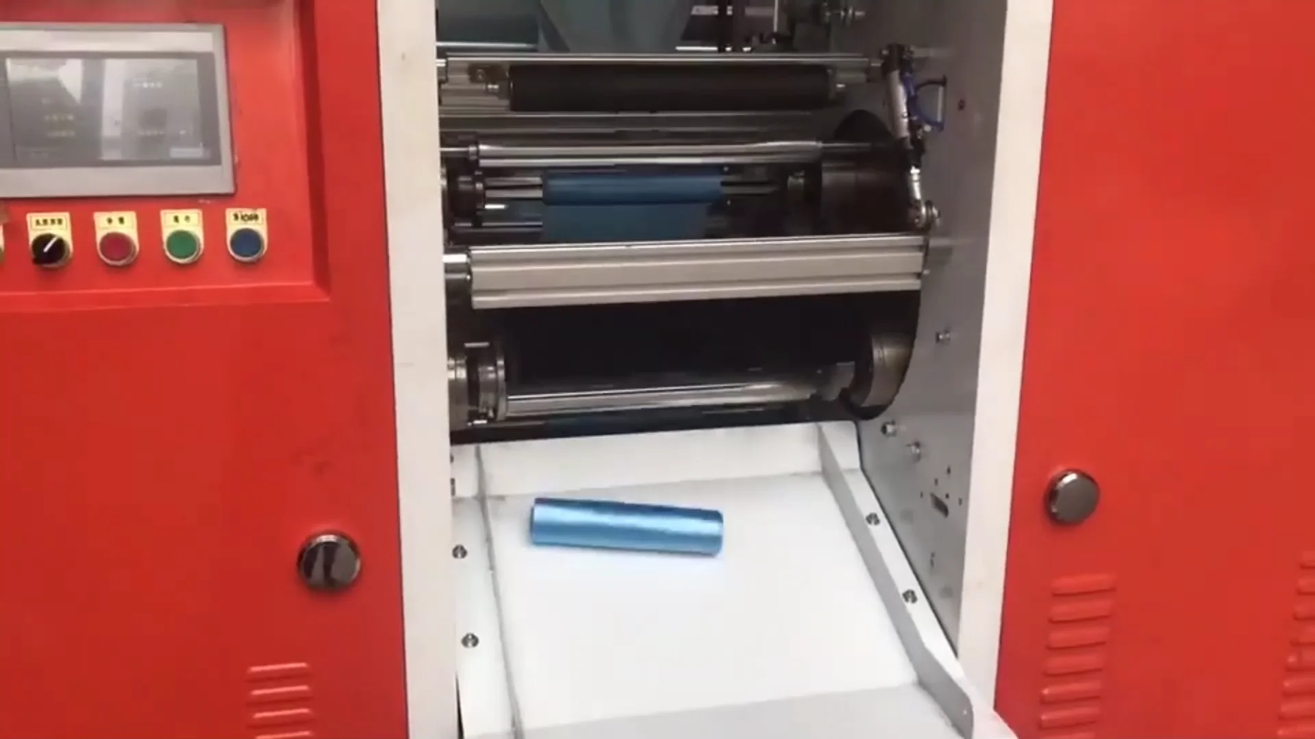 High Speed Garbage Bag Rolling Machine Trash Bag Making Machine Rool To