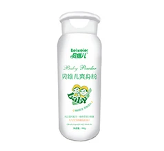 China manufacturers private label 100g baby body talcum powder