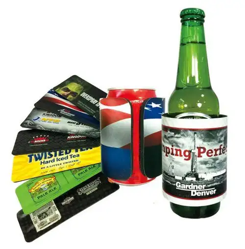 Design Beer Bottle Cooler Coozy Drink Neoprene Sublimation Can Coozies