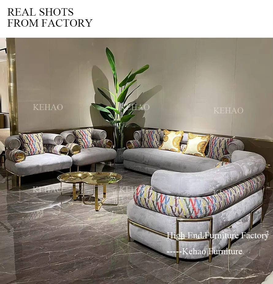Medusa Carezza Italy Designer Style Sofa Sets for Living Room