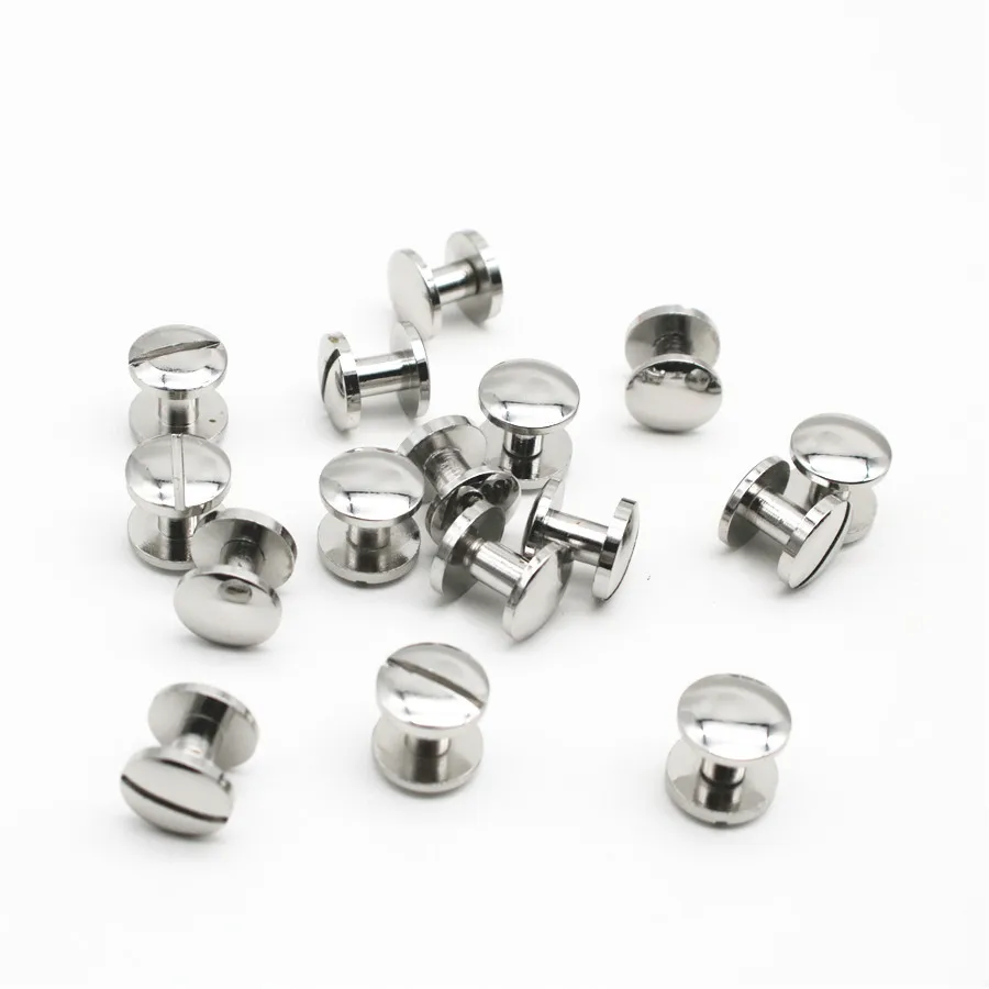 Plating Color Solid Brass Chicago Screws Nail Stud Rivets For Leather ...