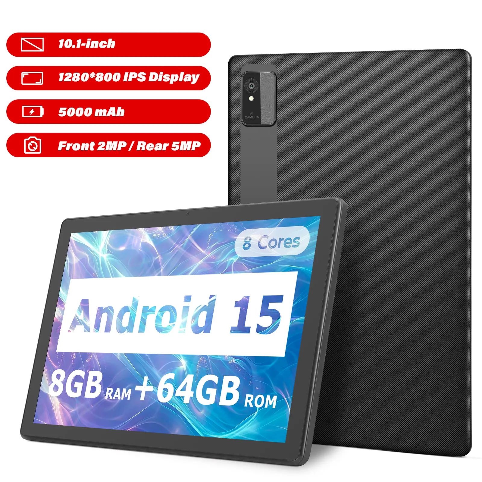 Wholesale Tablet PC Android 15.0 10.1 Inch A523 CPU 4GB+4GB RAM