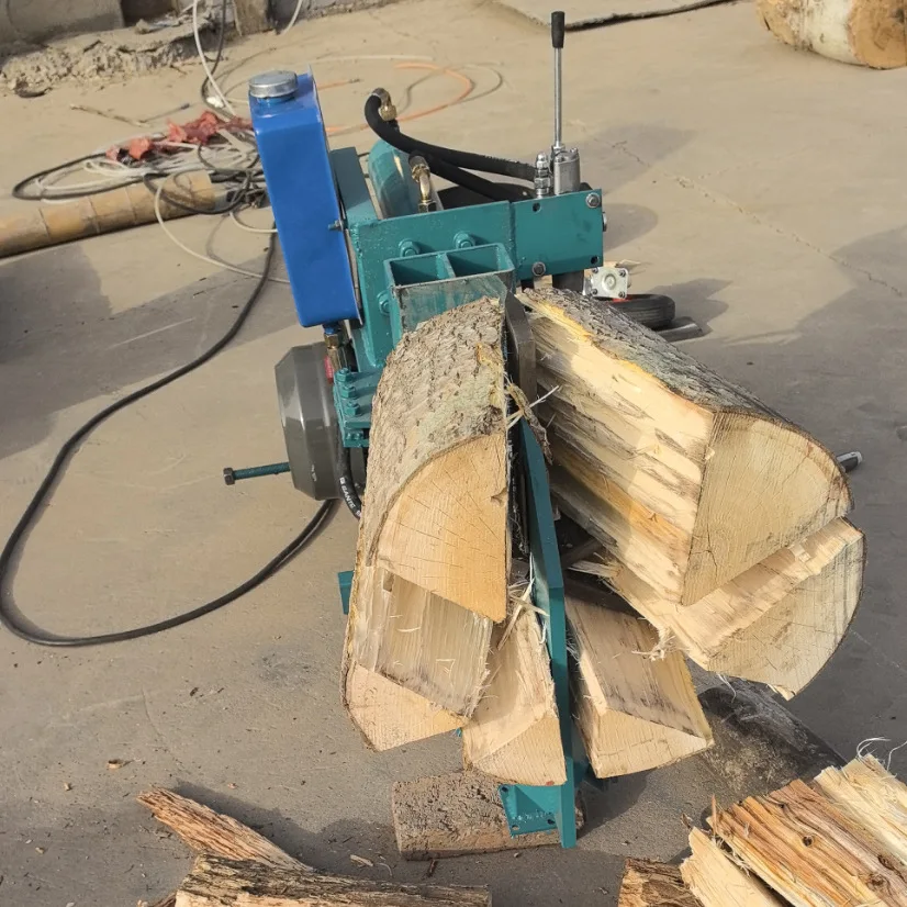 TEBAK Mini Hydraulic Home Log Splitter: Compact Wood Splitting Machine