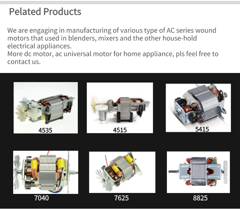 Mixer Grinder Motor, Motor Type : AC