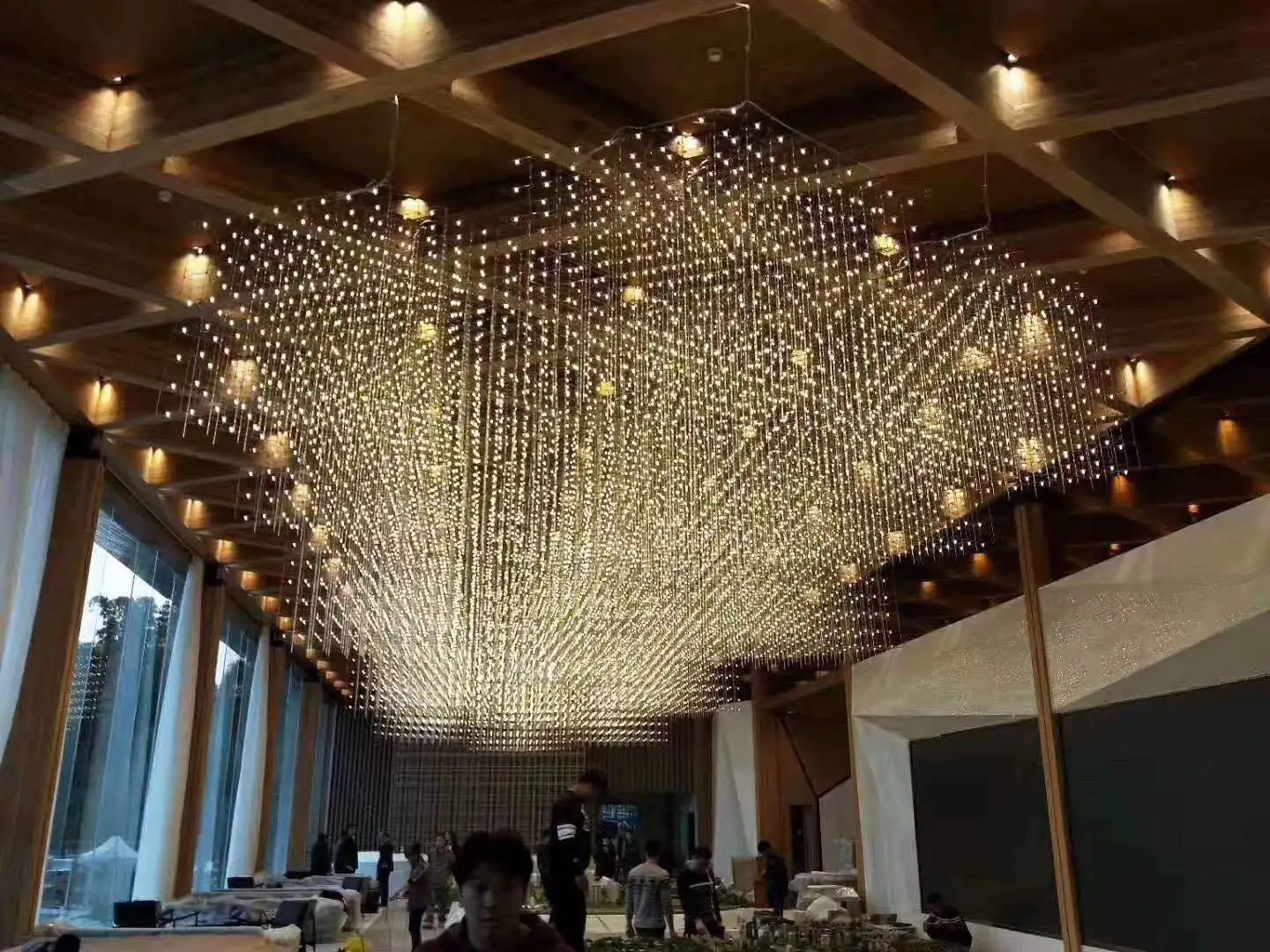 ECOJAS Professional Customization Sri Lanka Hotel Project Lobby Chandeliers