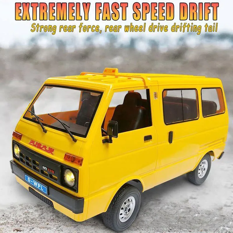 WPL D42 1/10 2WD 中置エンジン後輪駆動RWDミニチュアLEDライト搭載