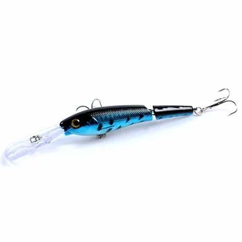 Fishing Lure Swimbait 133mm 13.4g Joint Muti Fish Minnow Sea Fishing Lure BaitStrong Hooks Lures for Sea Fishing Depth0.5m-3m – Soft Lure – view 5