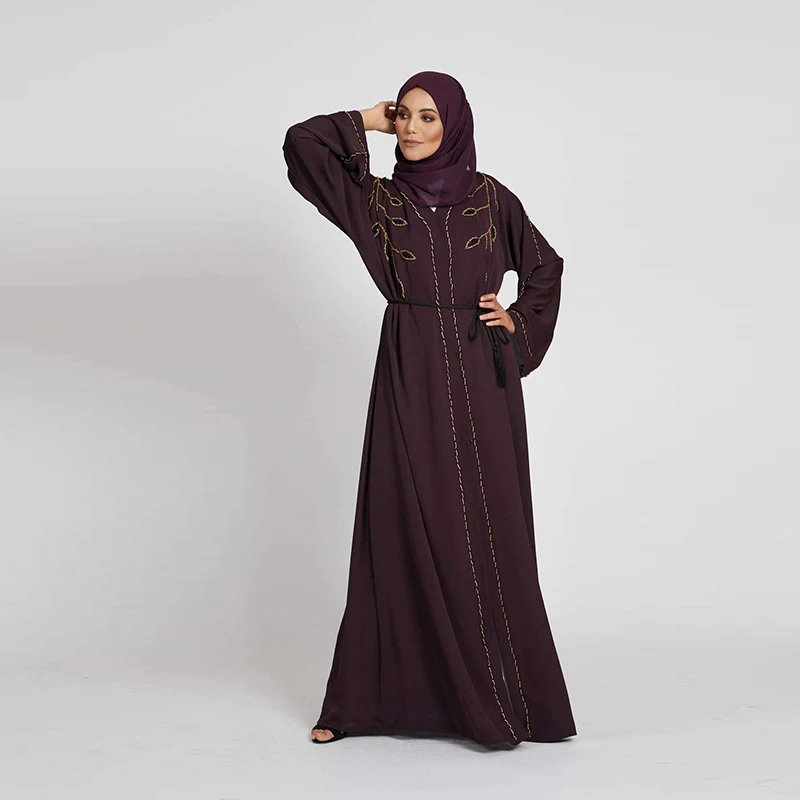 Abaya Dubaï Perlée de Luxe – Vêtement Femme Musulman – Grossiste Turquie Grossiste Turquie