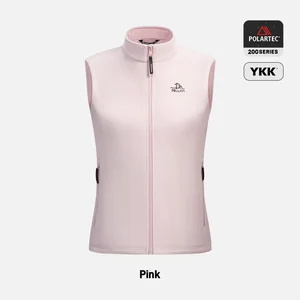 Women's Casual Autumn Winter Outdoor Hiking Fleece  Skin-friendly Warm Breathable Mountaineering Polartec 200 Fleece Vest