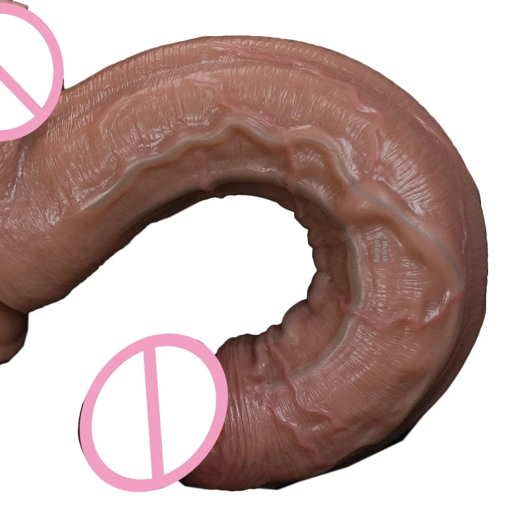 Female Simulation Liquid Silicone Soft Adult Sex Products for Erotic Masturbation Big Black Dildo Pictures