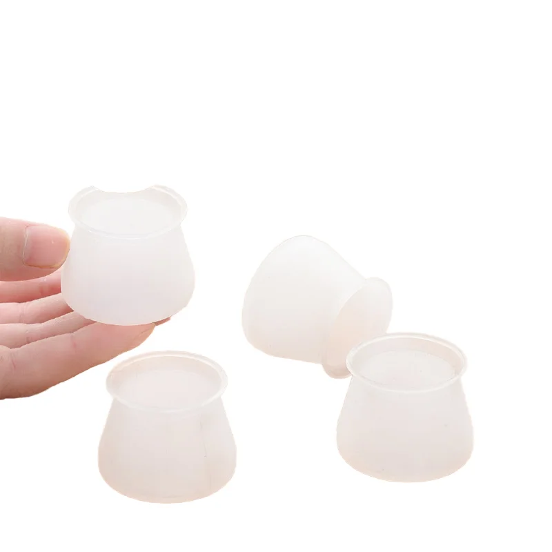 Prodigy Clear Round Silicone Furniture Sliders Anti-slip